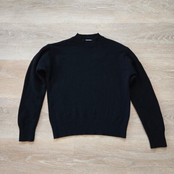 Uniqlo x Comptoir des Cotonniers Lambswool Crew Neck Sweater Size Medium NWT - Picture 4 of 16